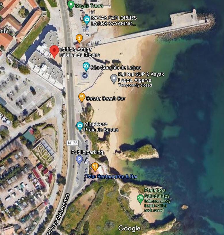 Potato Beach Apartment At Beach Front & Sea View Lagos Exterior foto